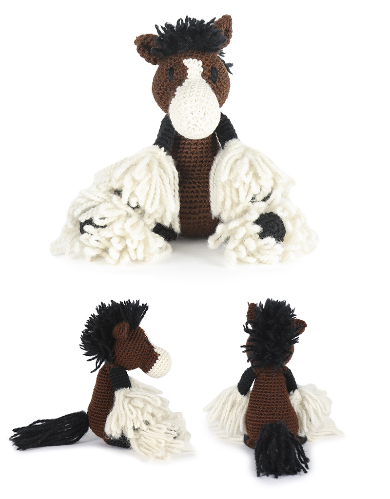 toft ed's animal pat the shire horse amigurumi crochet